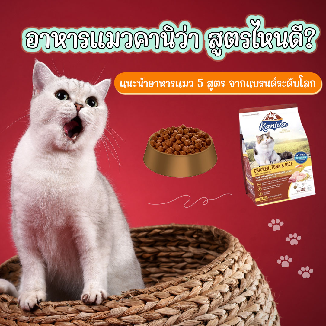 Kaniva cat food 5 flavors from world-class brands