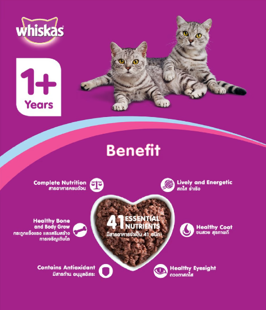 Benefit cat food